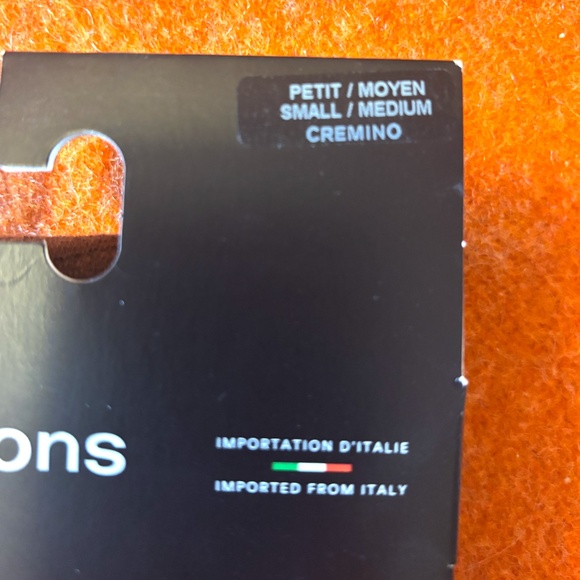 Chocolate expresso touch of cashmere diamond tights made in Italy NWT - Picture 4 of 7